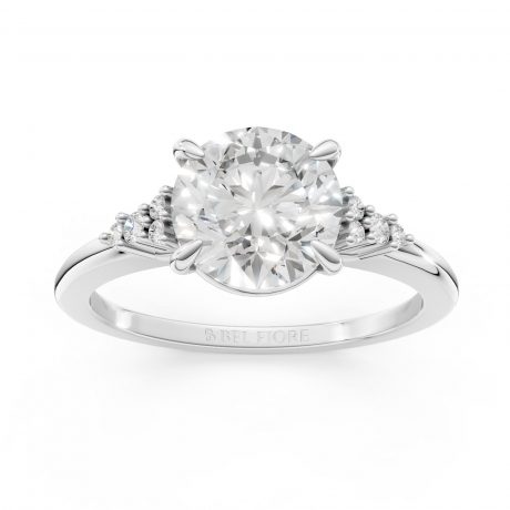 Brilliant round cut diamond -White Gold